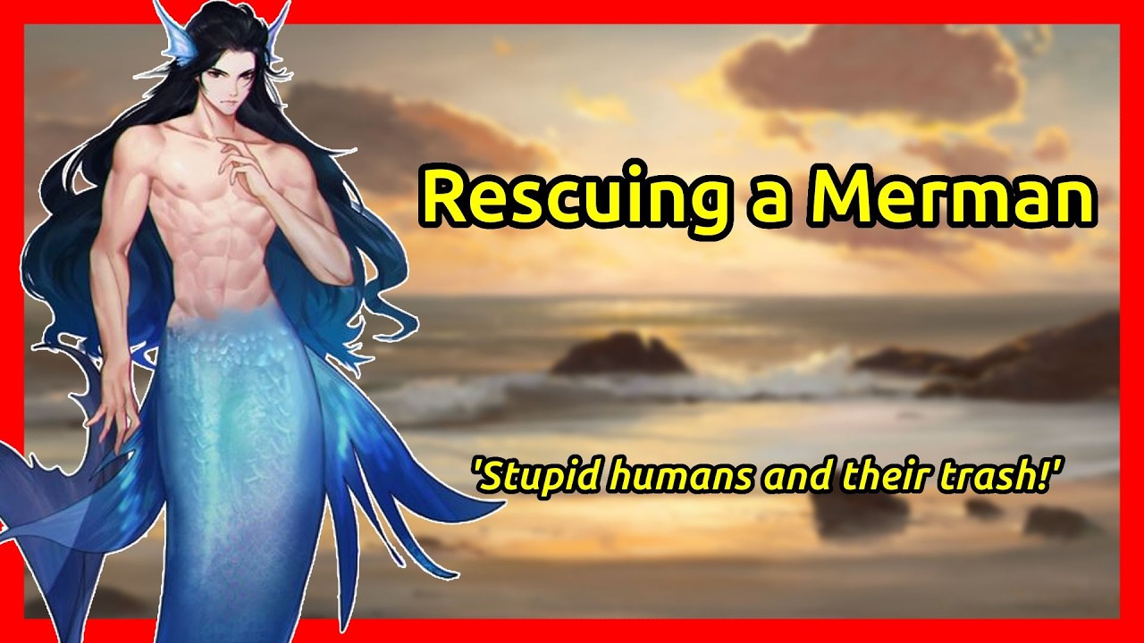 [M4A] Rescuing a Merman from Beach Trash [Reverse Comfort] [Rescue] [Grumpy] [Sleeping Together]