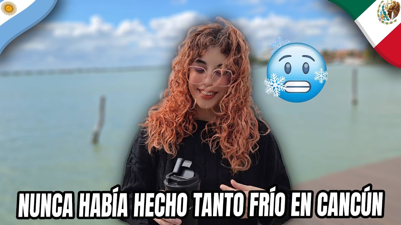 JAMÁS ME IMAGINÉ QUE PUDIERA HACER TANTO FRÍO ACÁ | Argentina en México