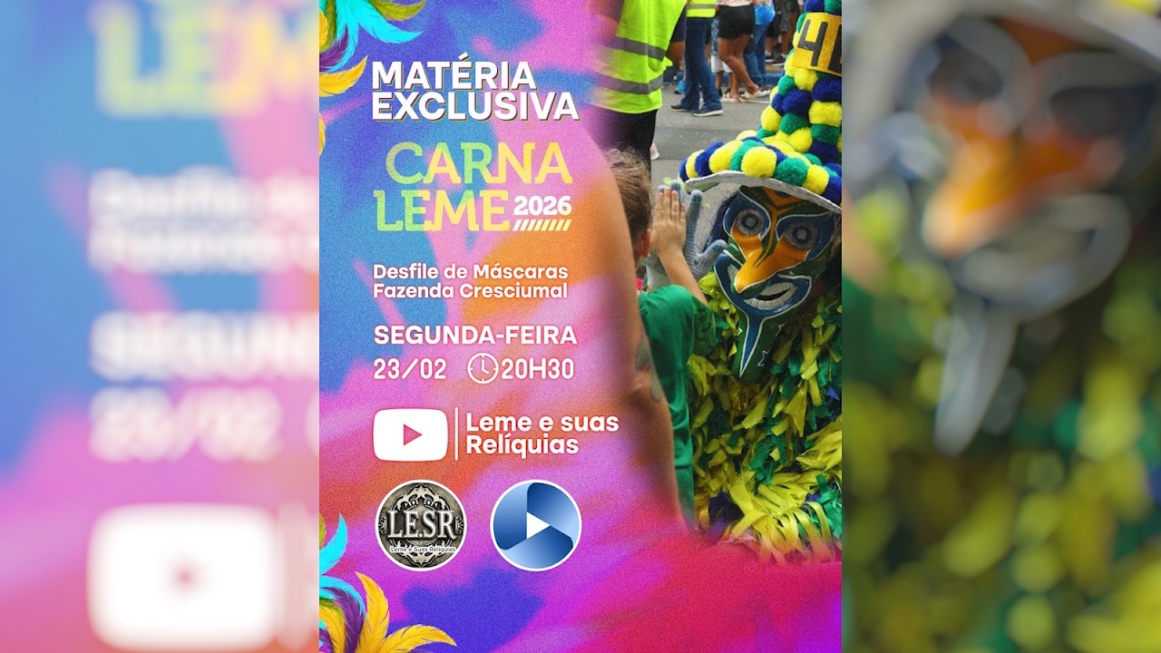 MATÉRIA EXCLUSIVA | Desfile de Máscaras da Fazenda Cresciumal 2026