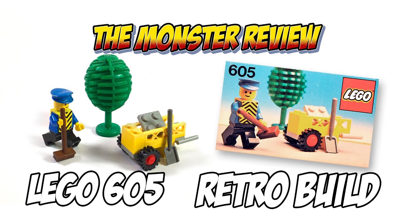 Lego 605 - Street Sweeper - Classic Town - Retro Build
