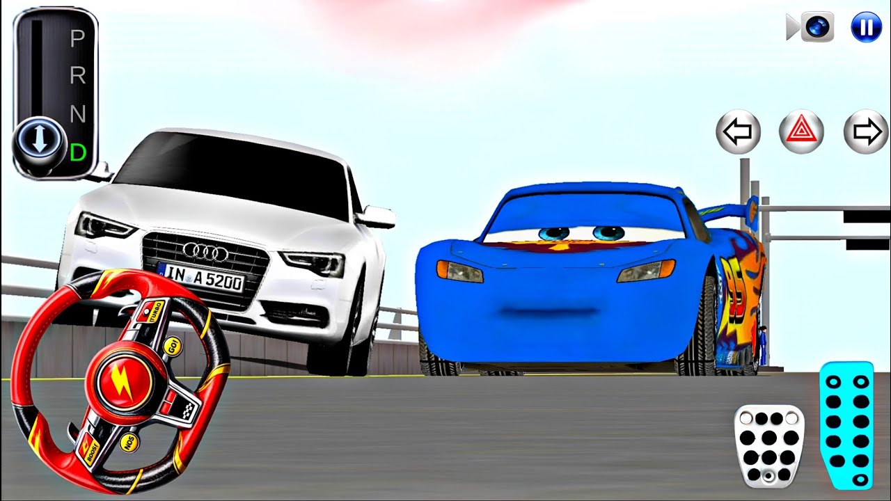 McQueen vs Audi Car Race - 3D Driving Class - Android Gameplay
