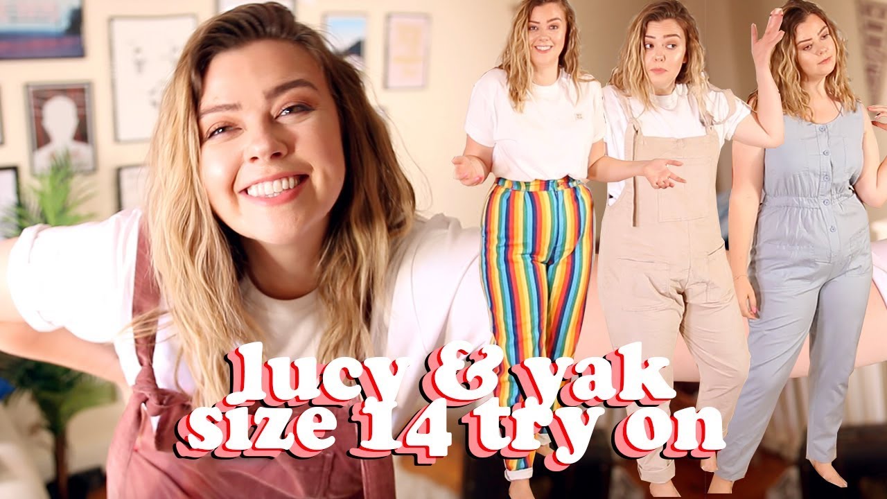 IS 'LUCY & YAK' SIZE 14 FRIENDLY? SUSTAINABLE/ETHICAL TRY ON | LUCY WOOD