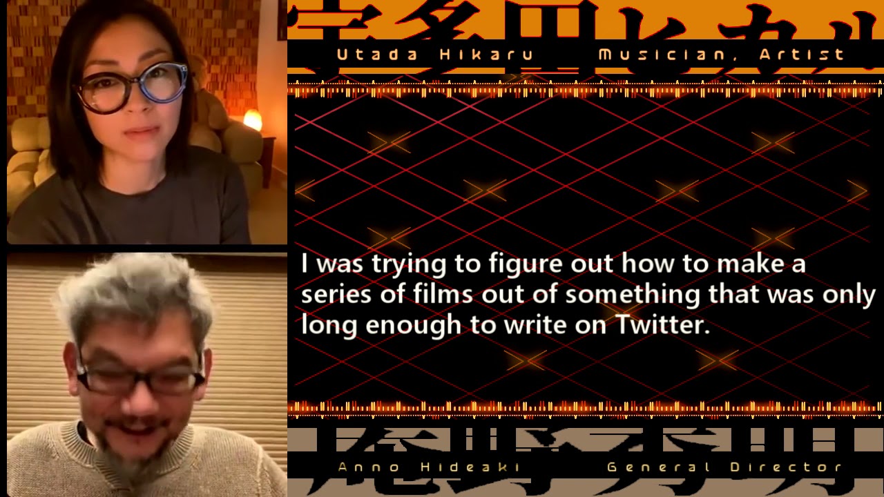 [eng-sub] Utada interviews Anno of Evangelion [4 of 4] Ask Hikaru Senpai!