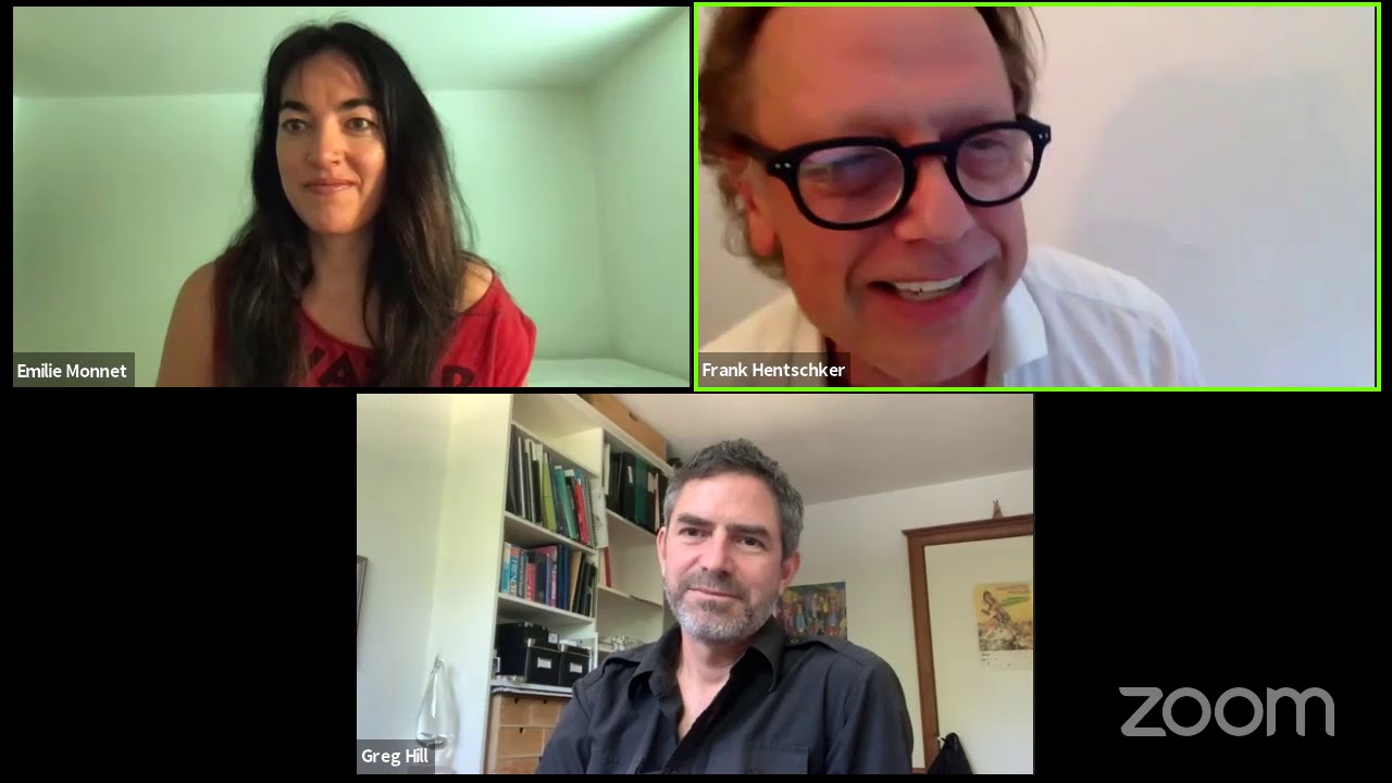 SEGAL TALKS Émilie Monnet and Greg Hill on Tuesday 7 July 2020