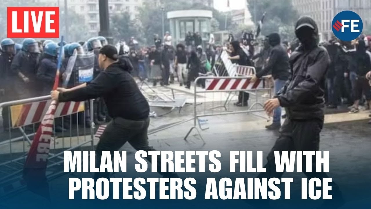 LIVE: Protesters Take To Milan Streets Against ICE Deployment For Winter Olympics