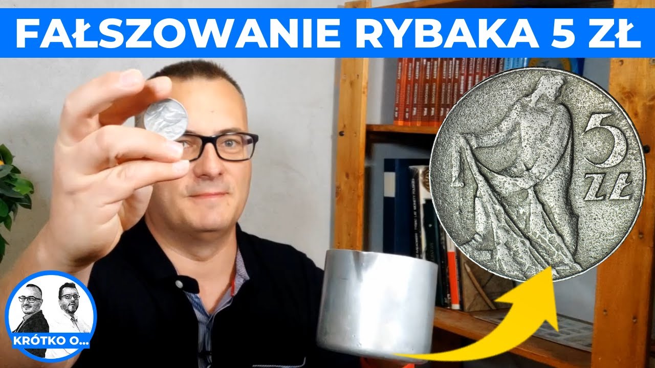 Fałszerstwo 5 zł Rybak - co ma wspólnego z aluminiowym garnkiem?