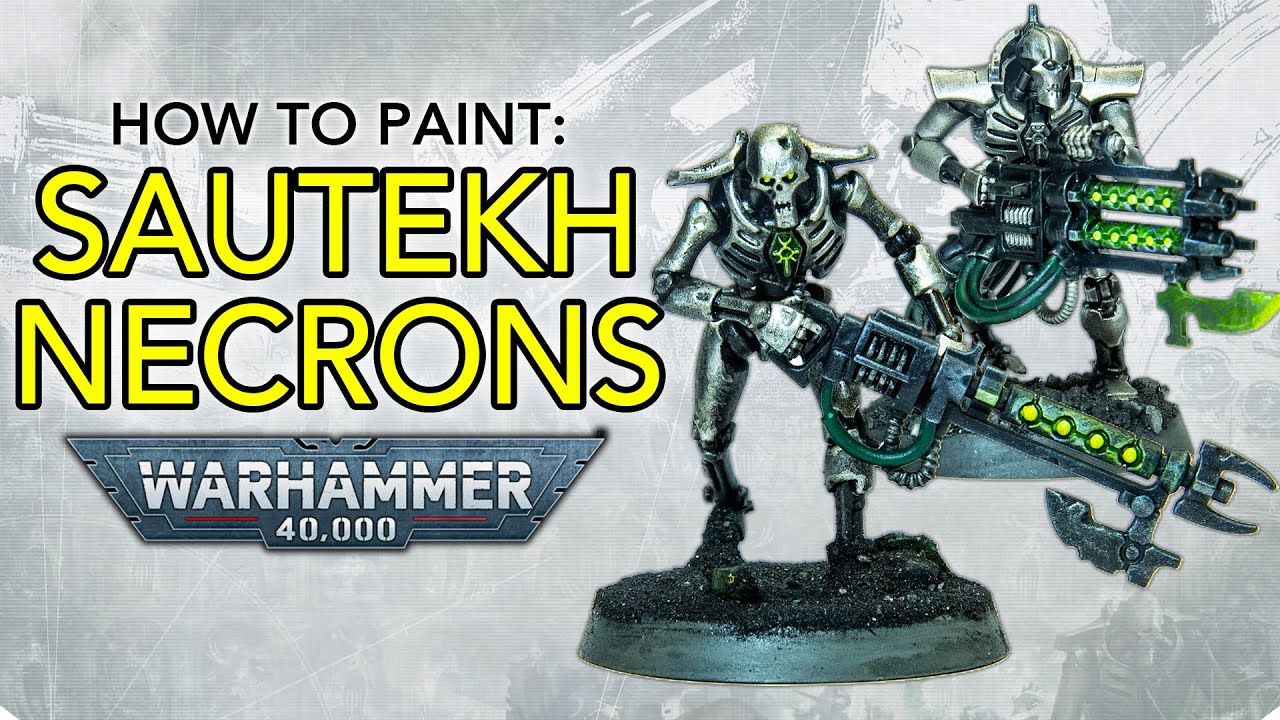How to Paint: Necrons Sautekh ULTIMATE Guide! | Warhammer 40000