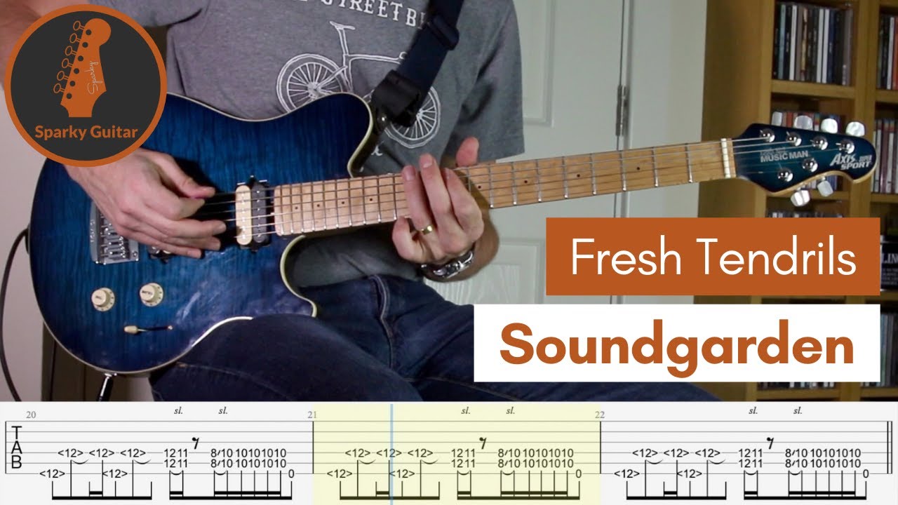 Fresh Tendrils - Soundgarden (Guitar Cover #48 with Tabs)