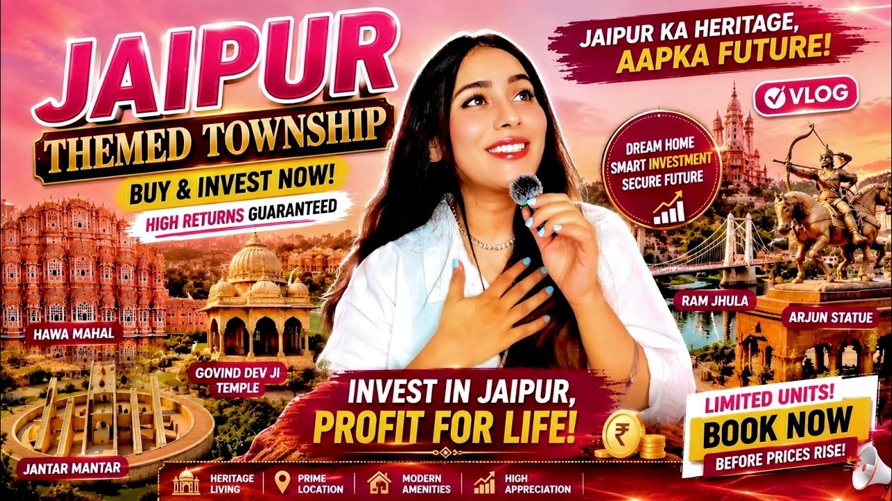 Jaipur Heritage Theme Township 😱 | Best Property Investment in Jaipur 2026? | Venus Rich Homes