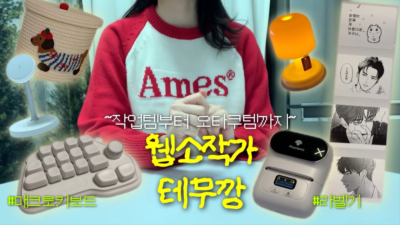 하루 24시간 집에 있는 웹소설 작가의 테무 인테리어템