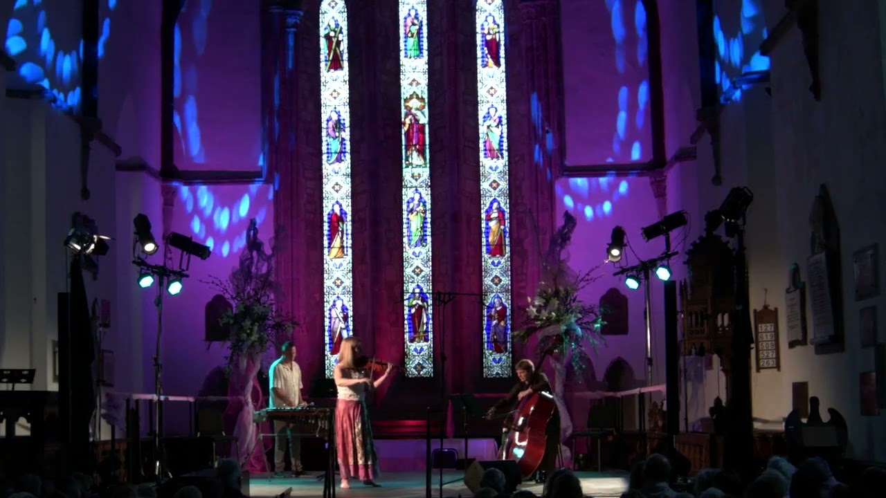 Eriksson Trio for marimba, violin and double bass.