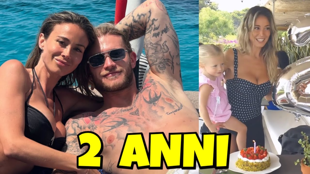 Diletta Leotta e Loris Karius festeggiano il compleanno della loro figlia