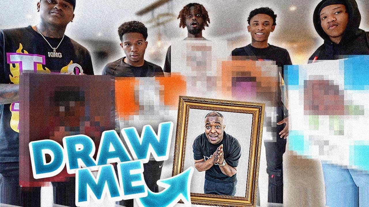 I Told My Homies To Paint A Portrait Of Me “ SMH WORST PAINTINGS EVER “