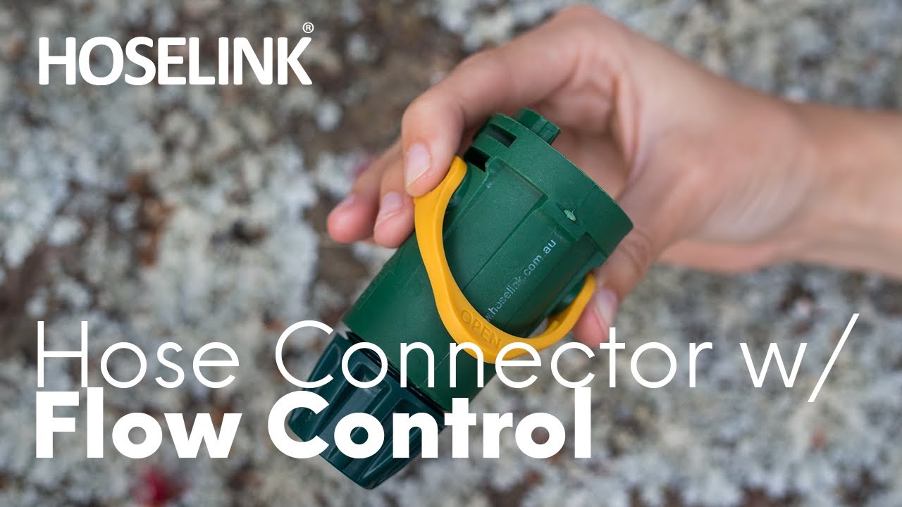 Hoselink Hose Connector with Flow Control