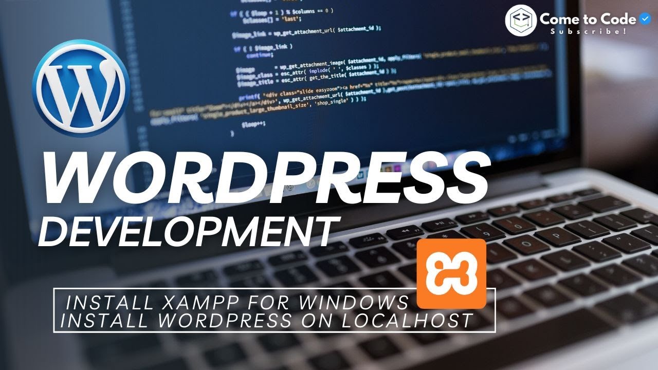 How to install Xampp & Setup WordPress on Localhost |  WordPress Localhost Tutorial #1