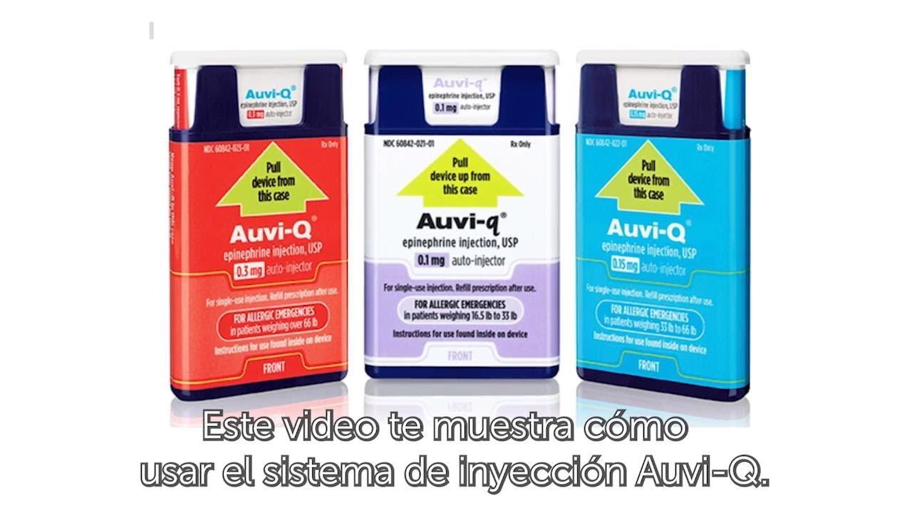 Cómo usar el sistema de inyección Auvi-Q