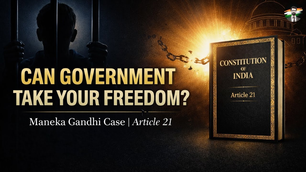 Maneka Gandhi v Union of India (1978) Explained | Article 21, Due Process & Personal Liberty