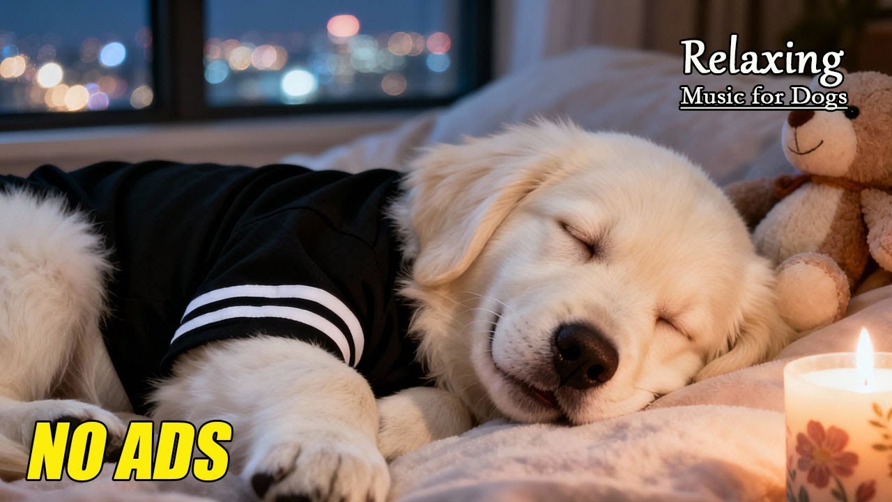 Dog Anxiety Relief Music 🎹 Calming Piano Sounds to Relax Nervous Dogs