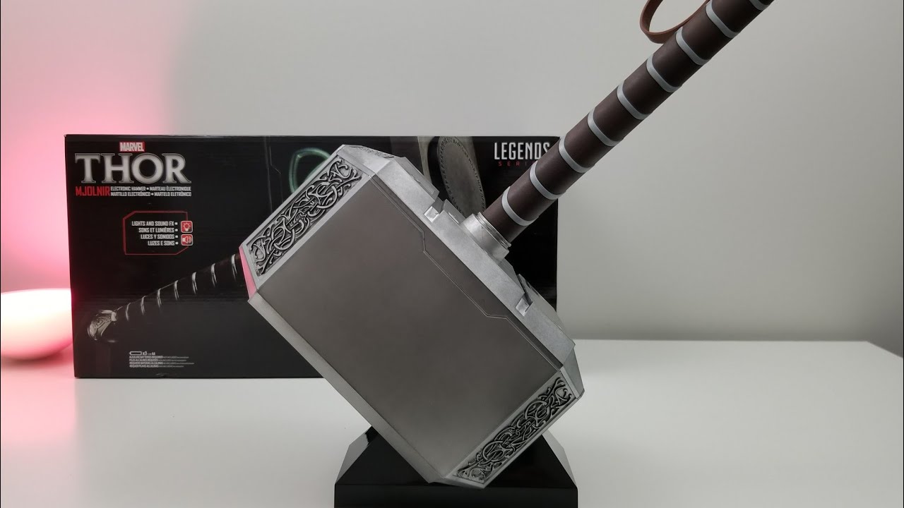 If He Be Worthy | MJOLNIR Electronic Hammer of THOR (Hasbro) Unboxing and Hands On!