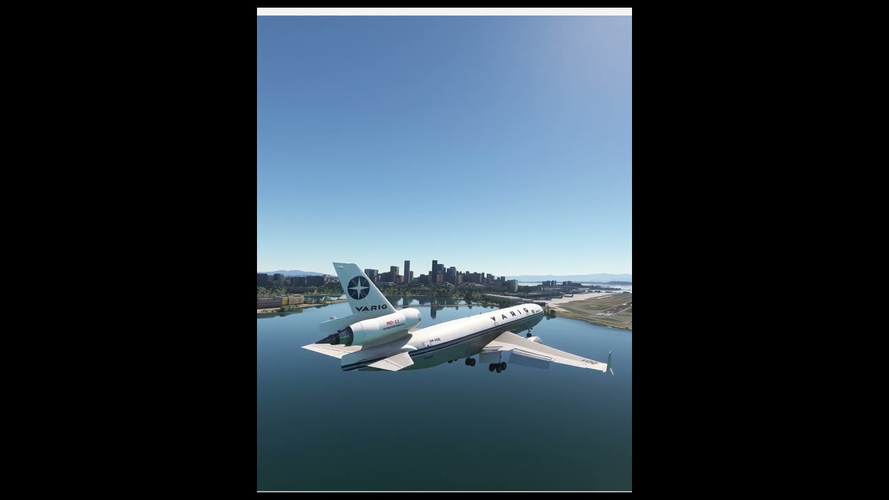 VARIG MD-11 Landing At Aeropuerto Santos Dumont