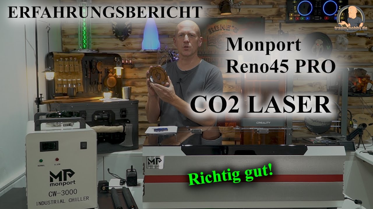 Monport Reno 45 Pro CO2 Laser - Erfahrungsbericht