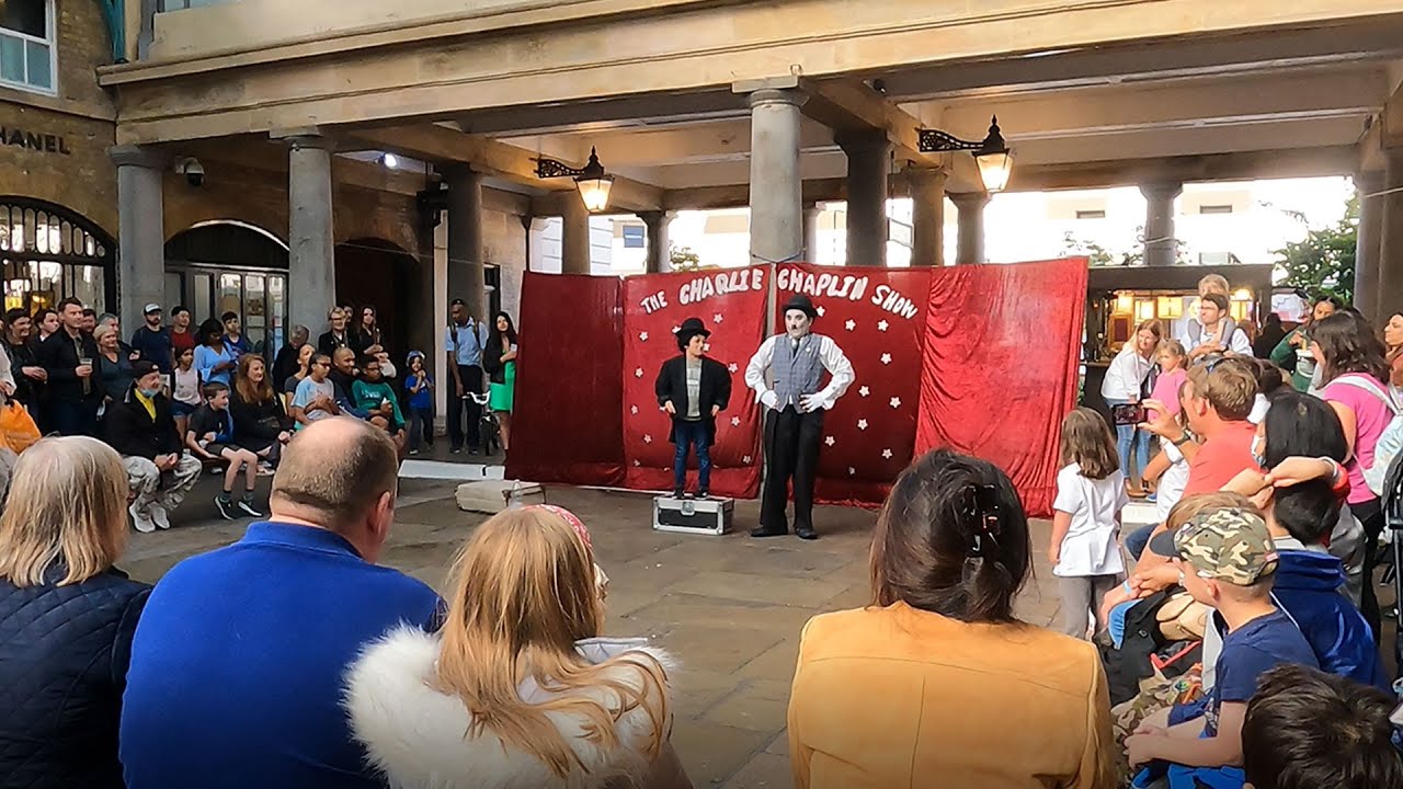 Charlie Chaplin - Covent Garden, London | Street Performer (4K)