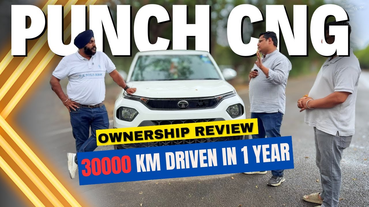 Tata Punch iCNG Adventure 🚀 1 Year - 30000 Km Detailed Ownership Review ✅ | Pros & Cons 💯