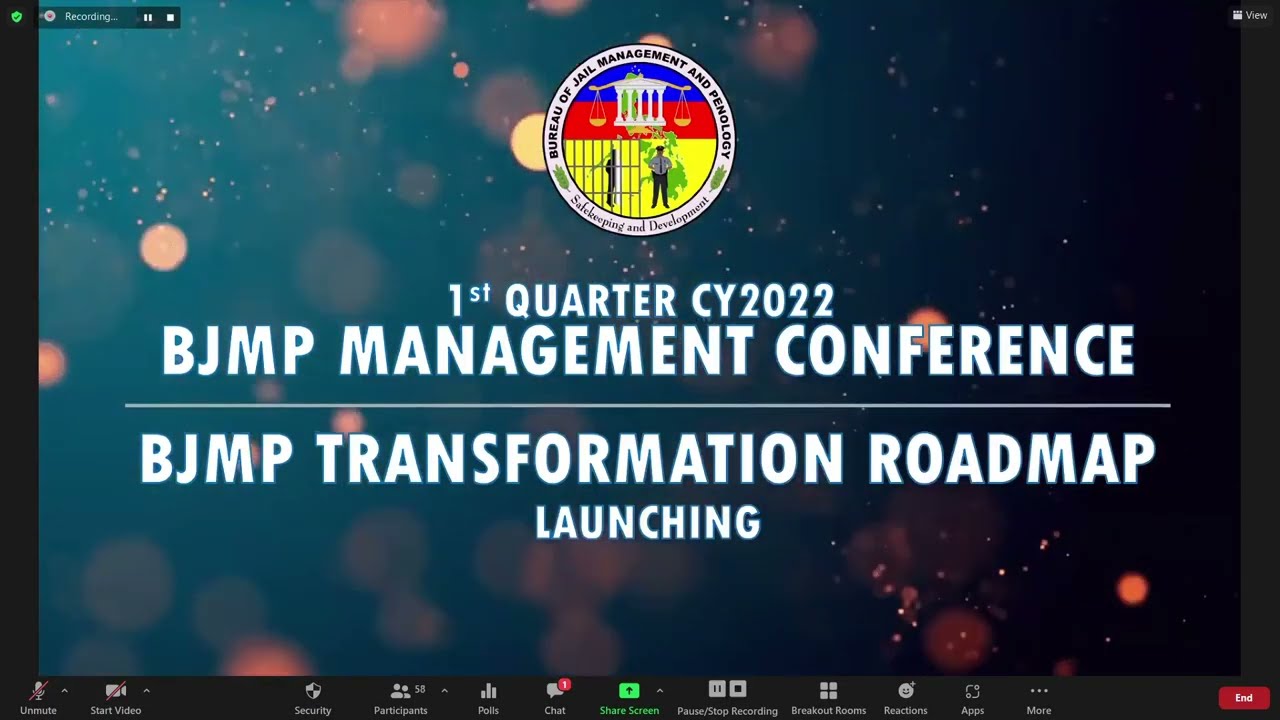 LAUNCHING OF BJMP TRANSFORMATION ROADMAP J.A.I.L. Plan 2040