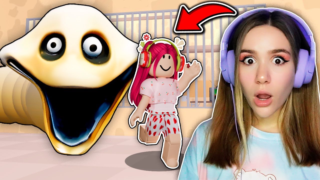 ПОБЕГ ОТ СТРАШНОГО ЧЕРВЯКА ТЮРЬМЫ в ROBLOX! 😱