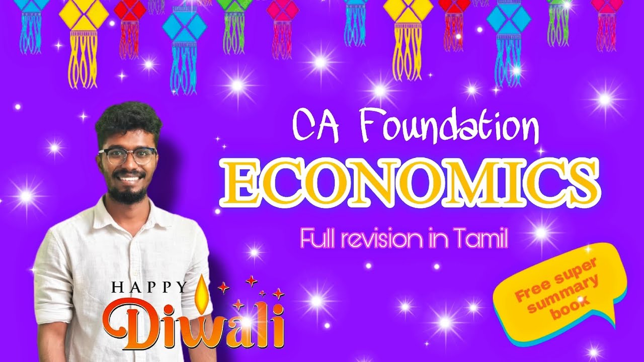 Economics Full revision in 12 Hrs🥳🔥| CA Foundation Jan 25 | CA Arun Anbu