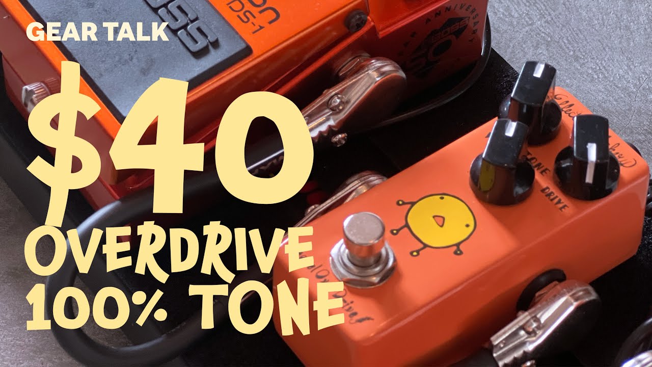$40 Overdrive, 100% Tone, Pedalboard walkthrough: The Bagel Overdrive by Effects Bakery