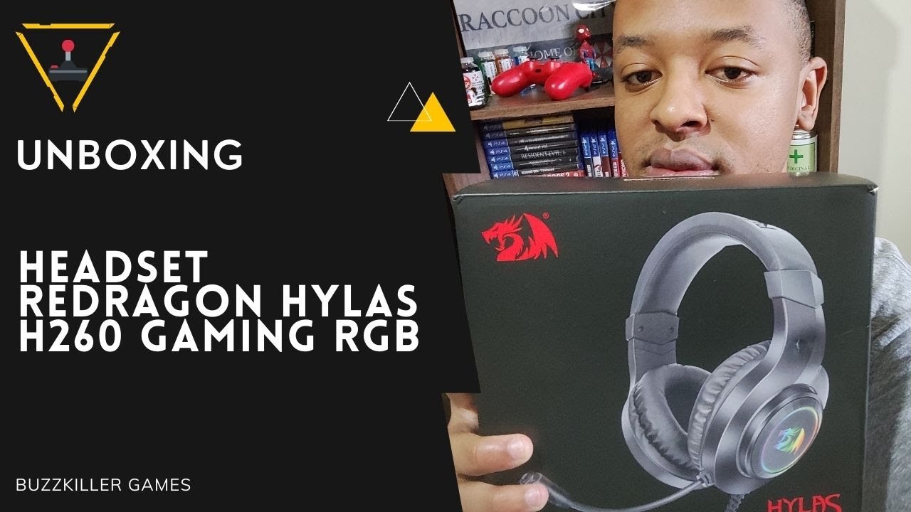 Unboxing Headset Redragon Hylas H260 RGB Gaming 🎮