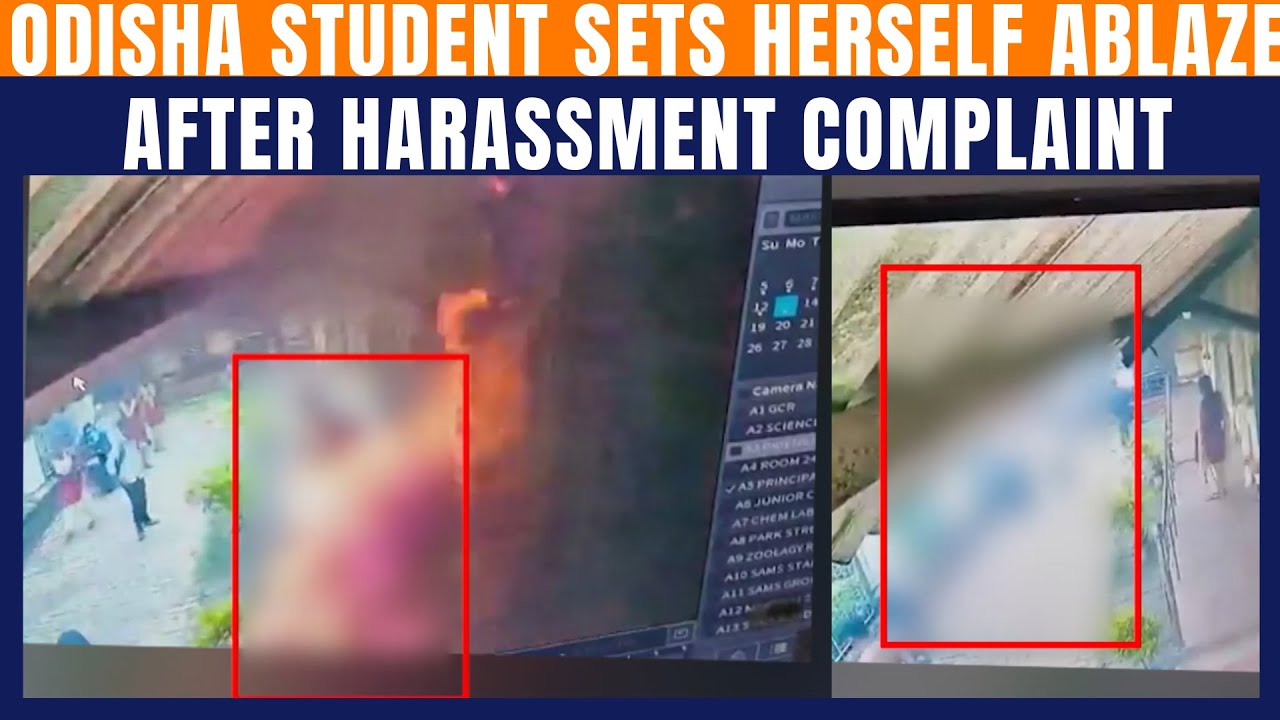 LIVE: Odisha College Horror: Student Who Filed Harassment Complaint Sets Herself on Fire | News9