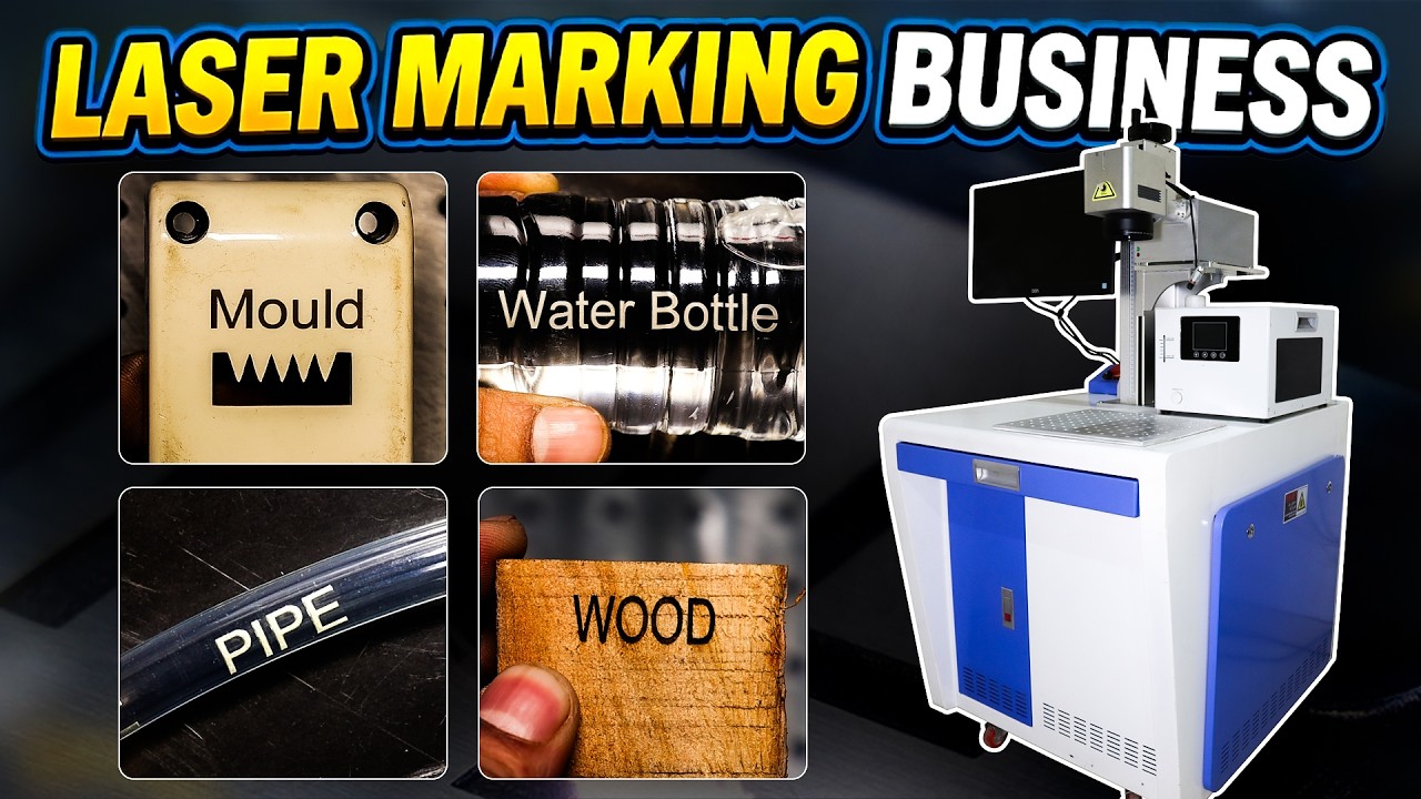 Universal Marking Machine | Laser Marking Business Idea | Metal, Plastic, Wood Marking Machine
