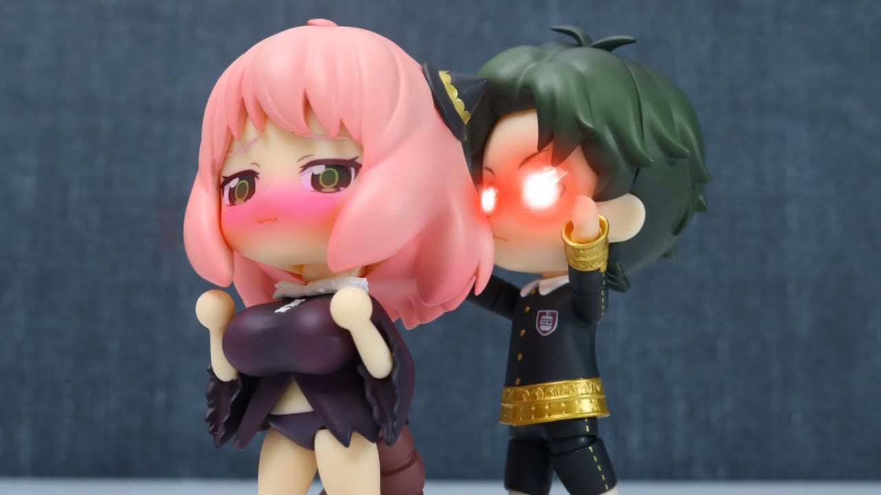 ダミアンに驚かされるアーニャ【スパイファミリー】【コマ撮り】【ねんどろいど】