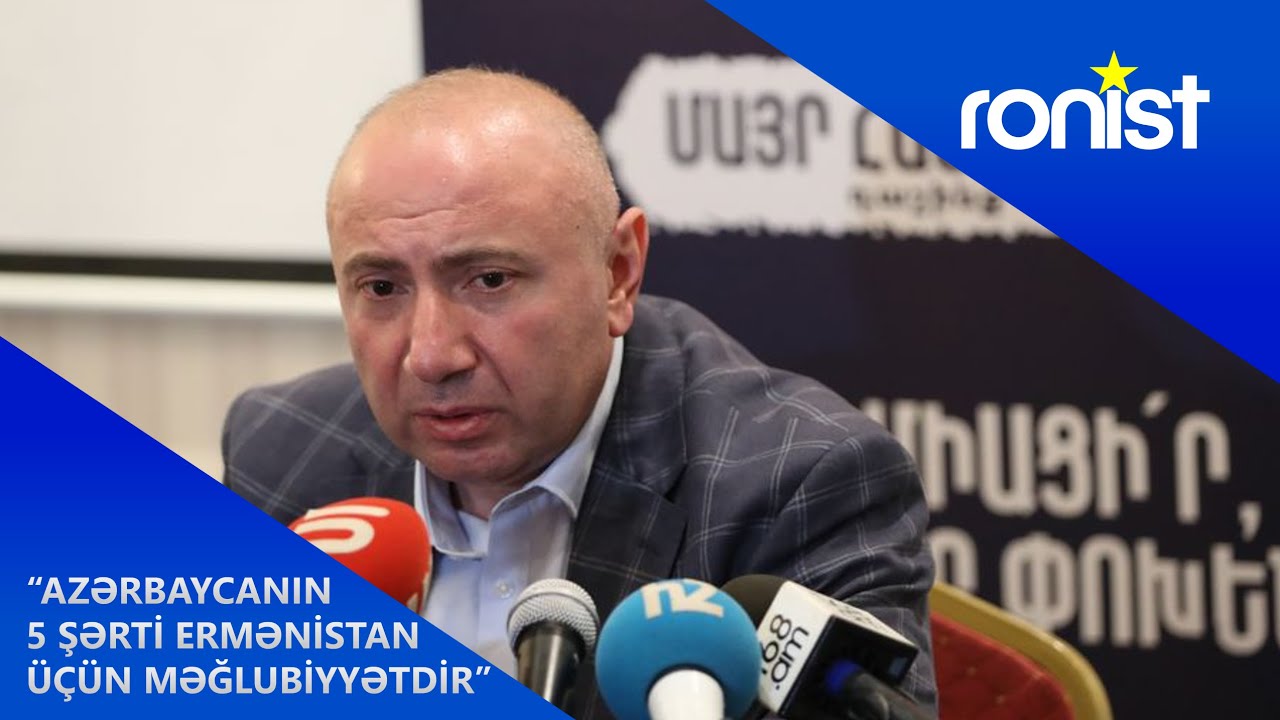 Erməni deputat: ''Ermənistanı top kimi oynadırlar'' (02.09.2022)