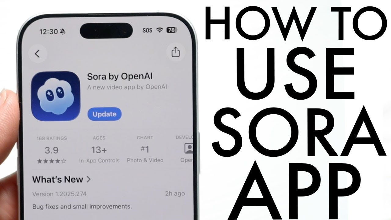 Как использовать приложение Sora! (Приложение Open AI Sora 2)