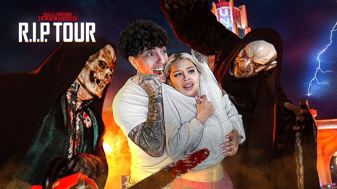 GnB GOES TO HALLOWEEN HORROR NIGHTS RIP TOUR!! (SCARY DATE)