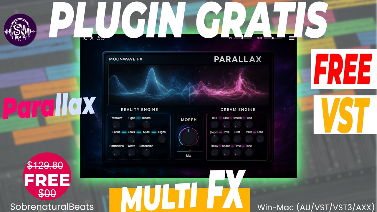 🎁GRATIS! PARALLAX MULTI FX DOBLE MOTOR FX PARA AÑADIR TEXTURAS EPICAS🎚️! REVIEW FREE VST🔥🔥👇👇