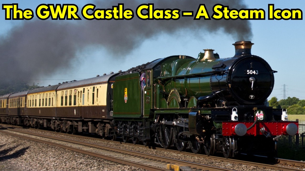 GWR Castle Class: Величайший паровоз из когда-либо построенных? #steam #locomotive #gwr #castle #...