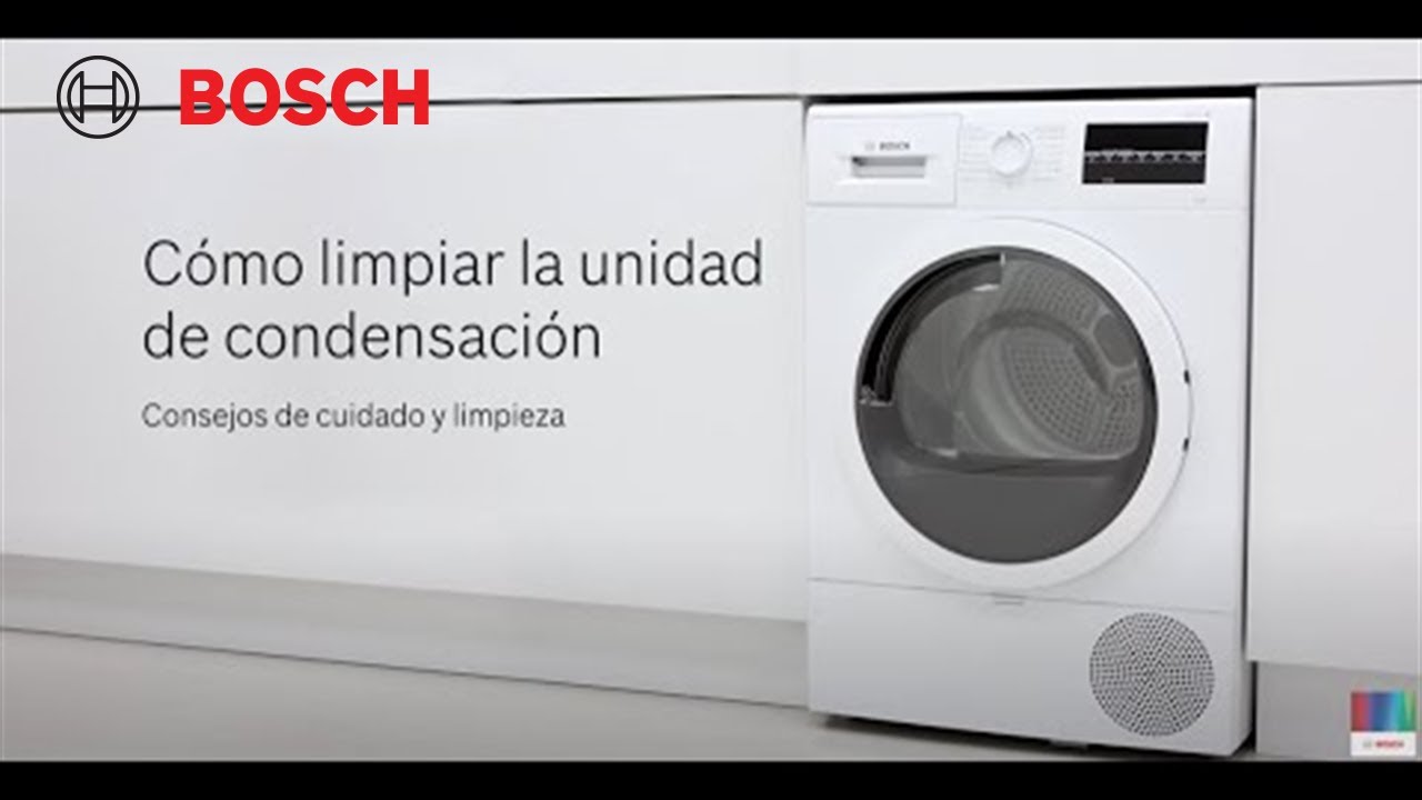 ¿Cómo limpiar la unidad de condensación de la secadora?