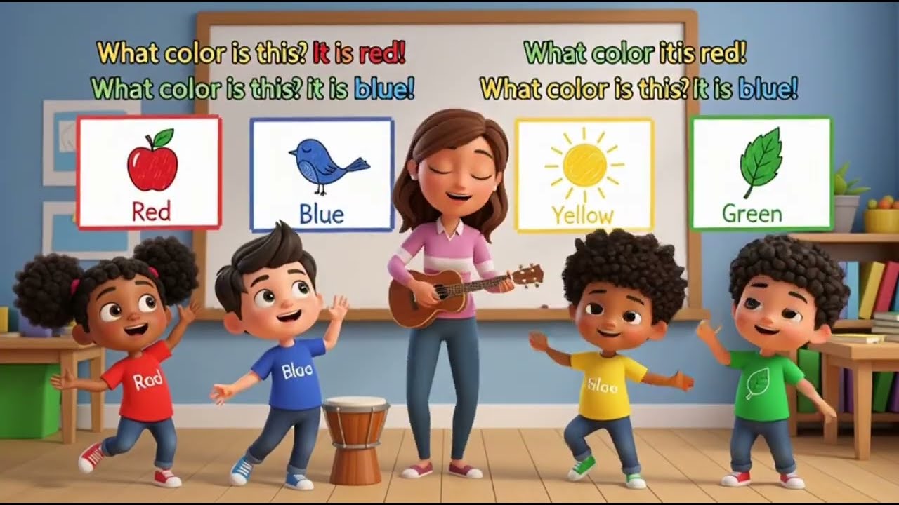 Learn Colors Song with Azra | Fun Learning Video for Toddlers