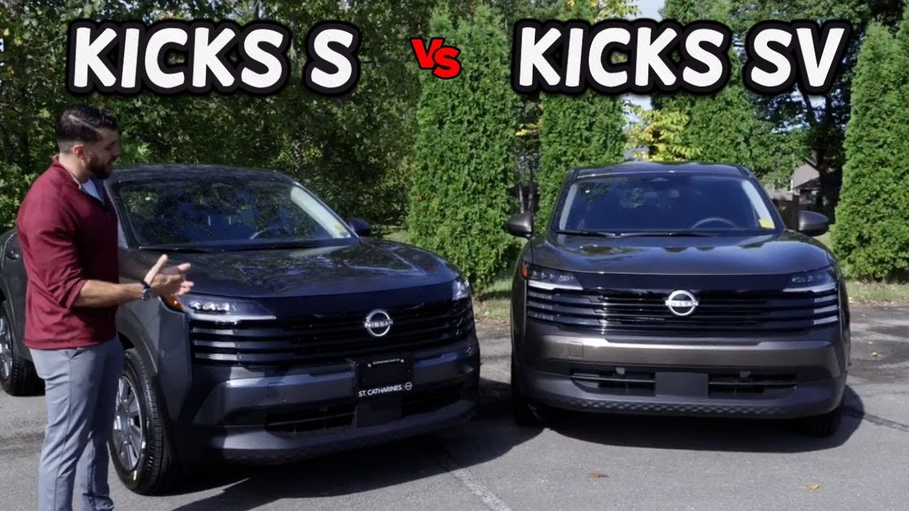 Сравнение Nissan Kicks S 2025 года и Nissan Kicks SV 2025 года | Какой из них выбрать?