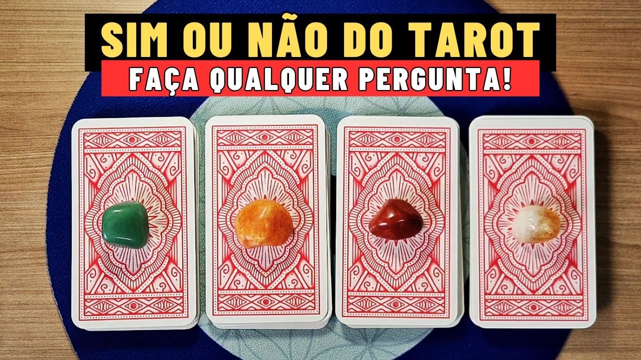 SIM OU NÃO DO TAROT + Conselho | Faça qualquer Pergunta! | Tarot Responde