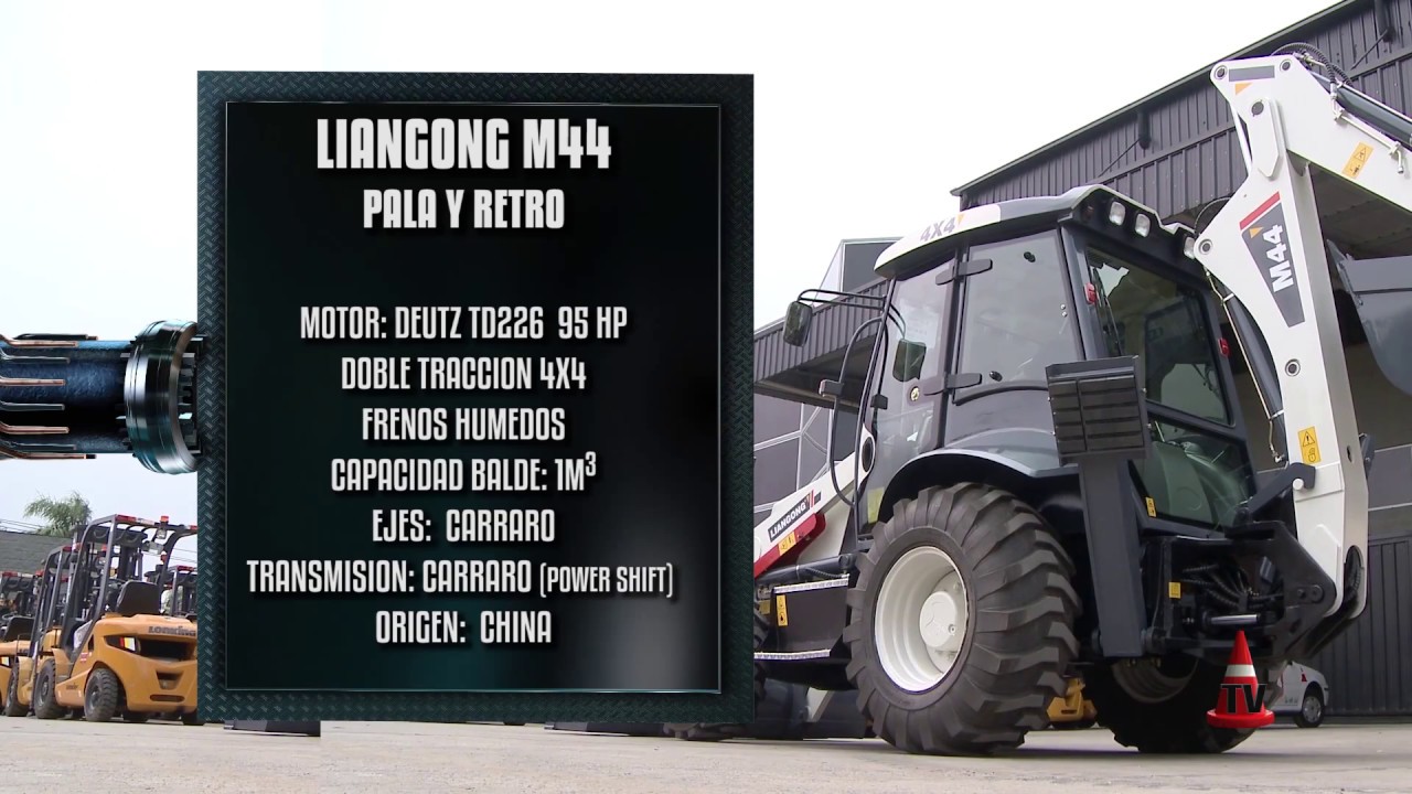 TEST Pala Retroexcavadora Liangong M44 4x4 Deutz 95HP - Biscayne Servicios