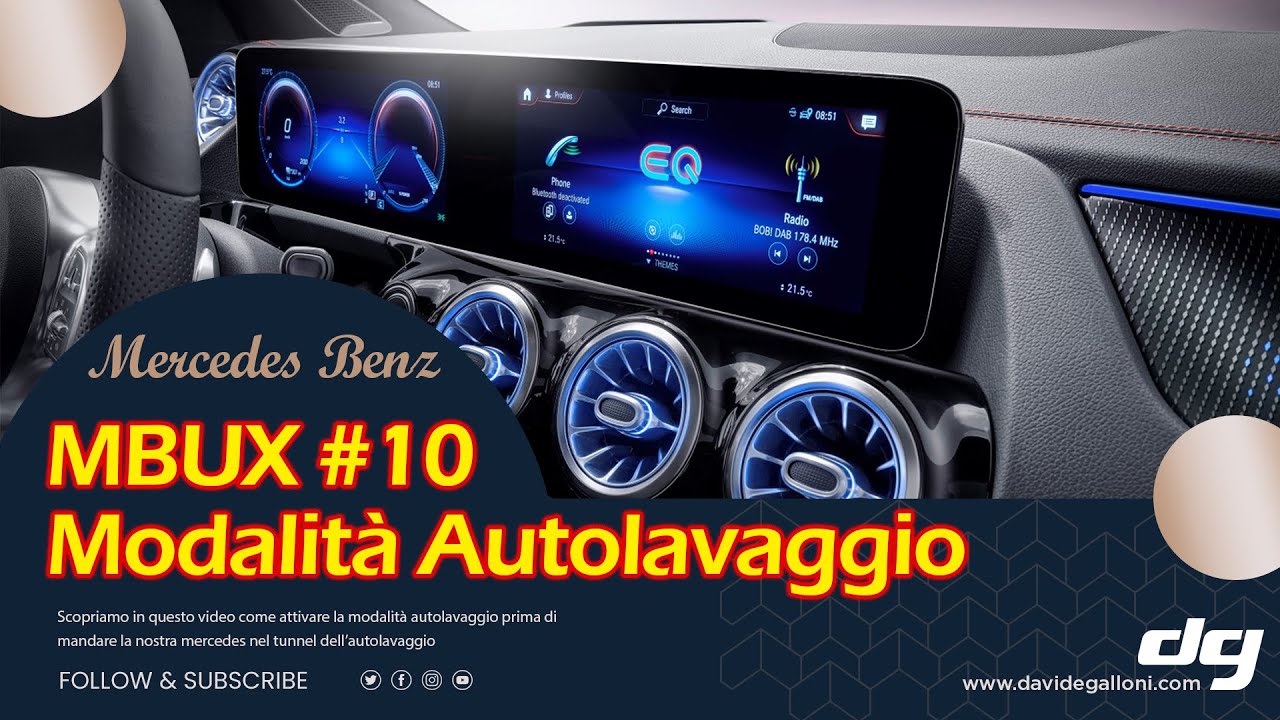 MBUX - #10 La modalità Stazione di Lavaggio
