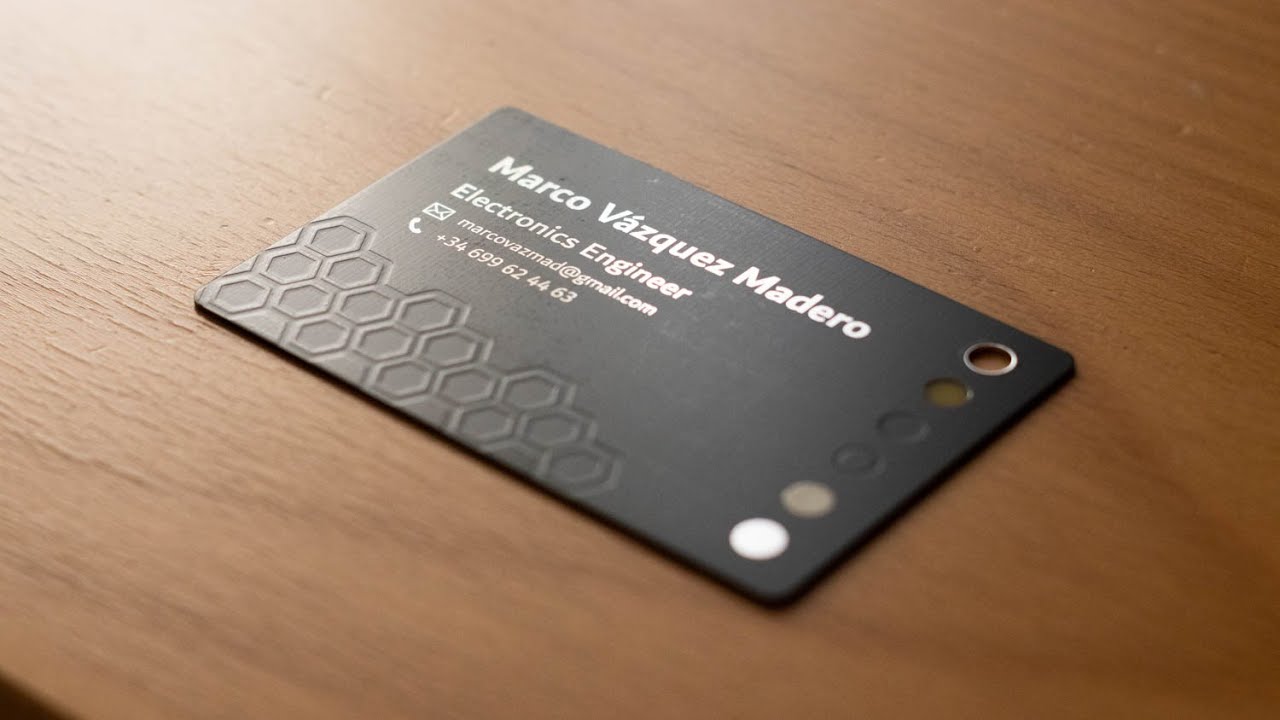 How I made my exclusive Business Card