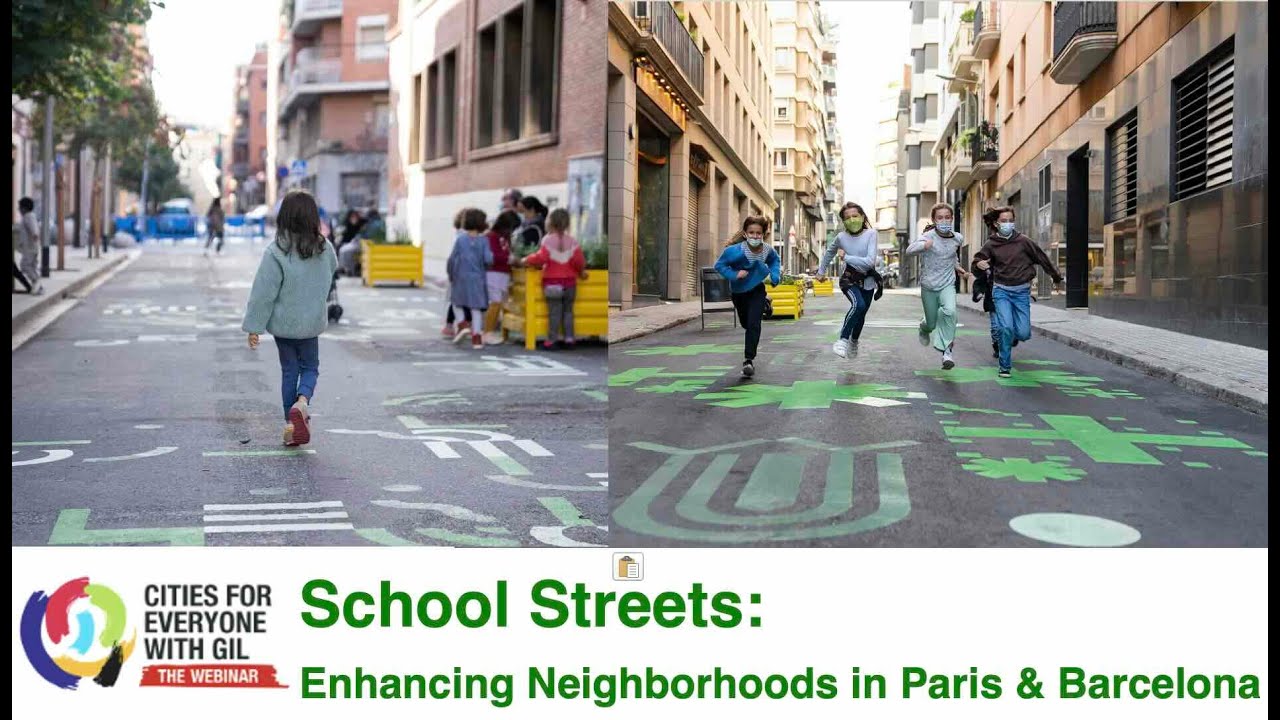 School Streets: Enhancing Neighborhoods in Paris & Barcelona • Guests: P. Benedetti • J. Honey-Rosés