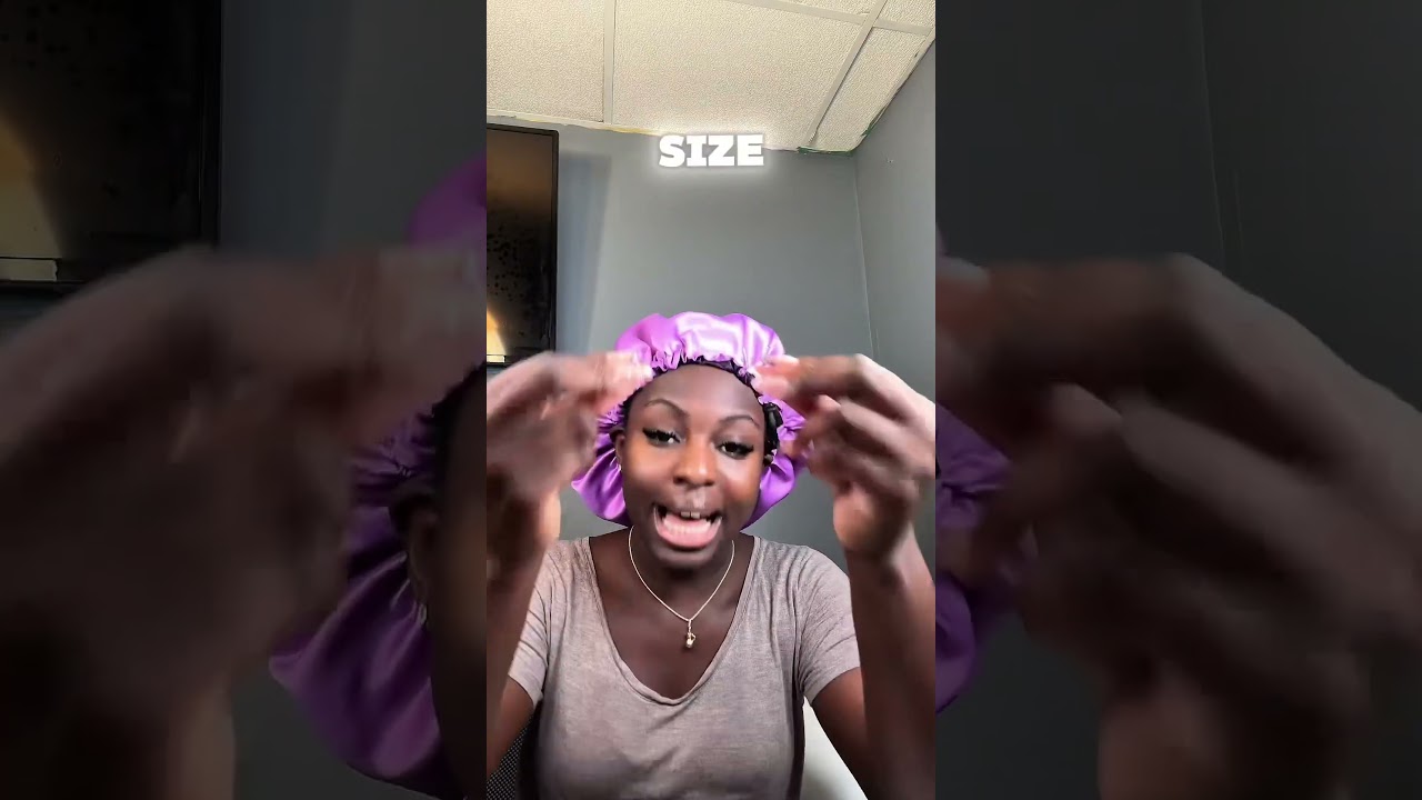 Why does your satin bonnet always fall off your head at night?