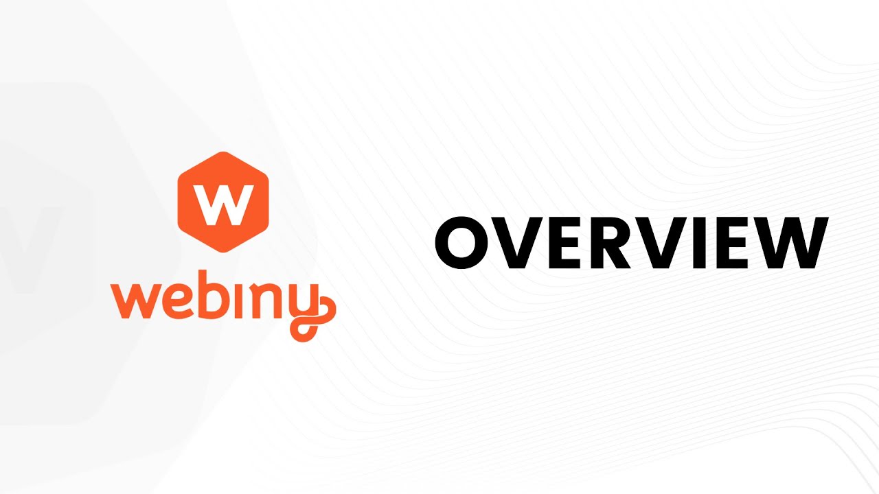 Webiny Overview (Serverless Framework + Serverless CMS)